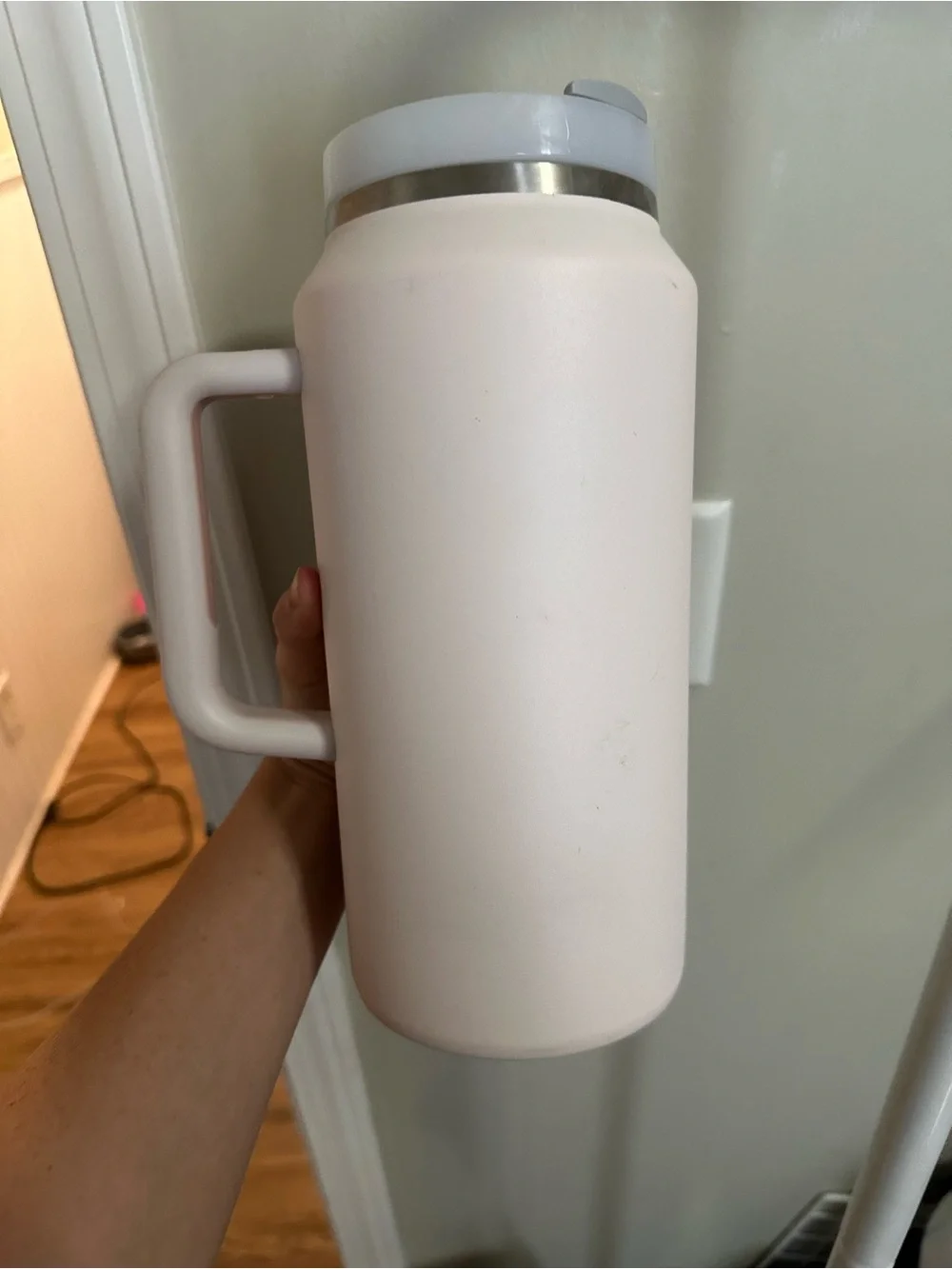 Stanley light pink 64oz water tumbler